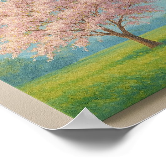 Gouden omarming – Moeder & kind Zonsondergang Canv Poster (Hoek)