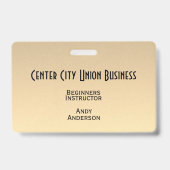 Gouden Ombre Badge (Achterkant)