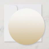 Gouden Ombre Glitzy Sweet Sixteen Kaart (Voorkant)