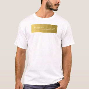 Gouden Ombre Strepen, Schilder & Decorator Adverte T-shirt