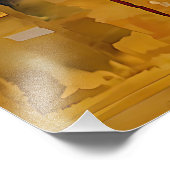 "Gouden omhelzing" Kostbaar en onverwoestbaar Foto Afdruk (Hoek)