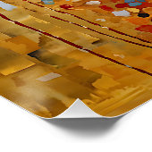 "Gouden omhelzing" Kostbaar en onverwoestbaar Perfect Poster (Hoek)