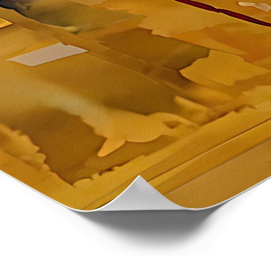 "Gouden omhelzing" Kostbaar en onverwoestbaar Poster (Hoek)