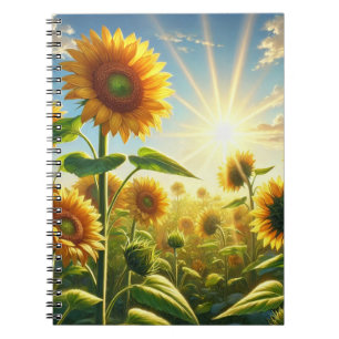 Gouden Omhelzing Zonnebloem Notitieboek