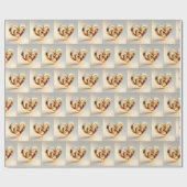 Gouden Oneindigheid en Hart Symbool Cadeaupapier (Vlak)