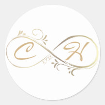 Gouden Oneindigheid Glam Moderne Minimalistische T