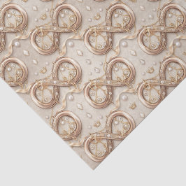 Gouden Oneindigheid Huwelijks Tissue Papier