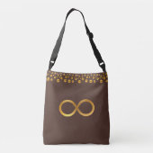 Gouden Oneindigheid Symbool Crossbody Tas (Achterkant)