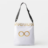 Gouden Oneindigheid Symbool Crossbody Tas (Achterkant)