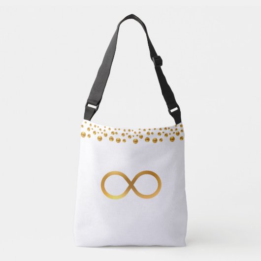 Gouden Oneindigheid Symbool Crossbody Tas (Voorkant)