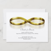 Gouden oneindigheidsringen kaart (Achterkant)