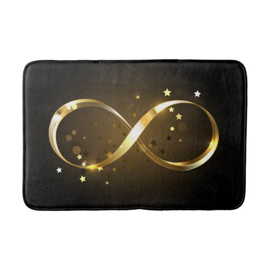 Gouden Oneindigheidssymbool Badmat (Voorkant)