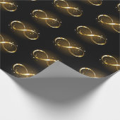 Gouden Oneindigheidssymbool Cadeaupapier (Hoek)