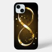 Gouden Oneindigheidssymbool Case-Mate iPhone Case (Achterkant)