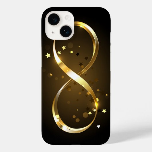 Gouden Oneindigheidssymbool Case-Mate iPhone Case (Achterkant)