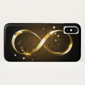 Gouden Oneindigheidssymbool Case-Mate iPhone Case (Achterkant (horizontaal))