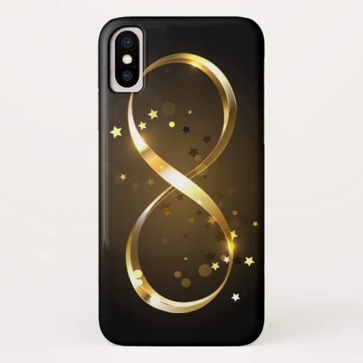 Gouden Oneindigheidssymbool Case-Mate iPhone Case (Achterkant)