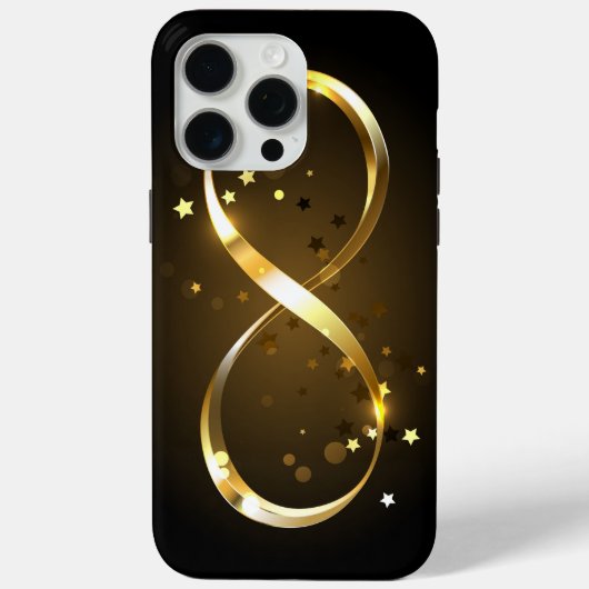 Gouden Oneindigheidssymbool Case-Mate iPhone Case (Achterkant)