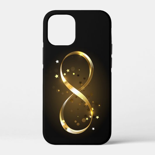 Gouden Oneindigheidssymbool Case-Mate iPhone Case (Achterkant)