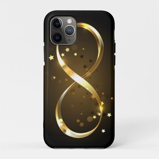 Gouden Oneindigheidssymbool Case-Mate iPhone Case (Achterkant)