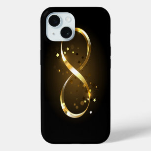 Gouden Oneindigheidssymbool iPhone 15 Case