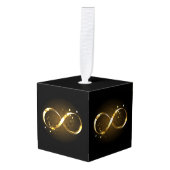 Gouden Oneindigheidssymbool Decoratie (Voorkant hoekig)