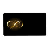 Gouden Oneindigheidssymbool Etiket (Voorkant)
