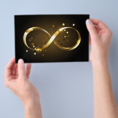 Gouden Oneindigheidssymbool Flyer (Hand)