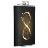 Gouden Oneindigheidssymbool Heupfles (Rechts)