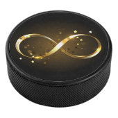 Gouden Oneindigheidssymbool Hockey Puck (3/4)