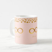 Gouden Oneindigheidssymbool Koffiemok (Voorkant links)