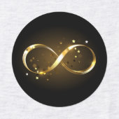Gouden Oneindigheidssymbool Labels (Design 2)