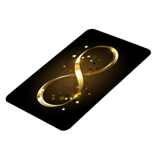 Gouden Oneindigheidssymbool Magneet (Linkerzijde)