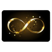 Gouden Oneindigheidssymbool Magneet (Horizontaal)