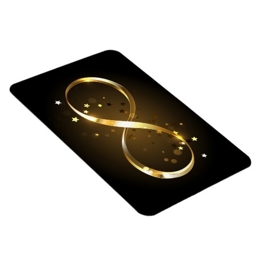 Gouden Oneindigheidssymbool Magneet (Rechterzijde)