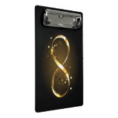 Gouden Oneindigheidssymbool Mini Klembord (Schuin)