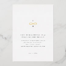 Gouden Oneindigheidssymbool Minimaal Chic Folie Ui