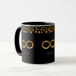 Gouden Oneindigheidssymbool Mok