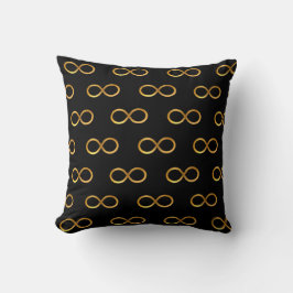 Gouden Oneindigheidssymbool Patroon Kussen