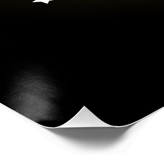 Gouden Oneindigheidssymbool Perfect Poster (Hoek)