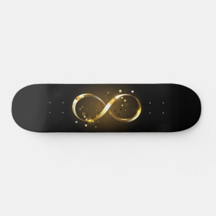 Gouden Oneindigheidssymbool Persoonlijk Skateboard