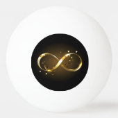 Gouden Oneindigheidssymbool Pingpongbal (Achterkant)