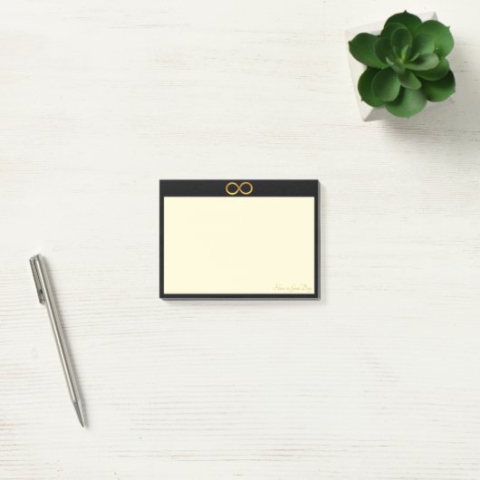 Gouden Oneindigheidssymbool Post-it® Notes (Kantoor)
