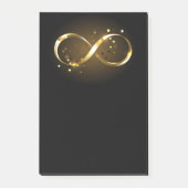 Gouden Oneindigheidssymbool Post-it® Notes (Voorkant)