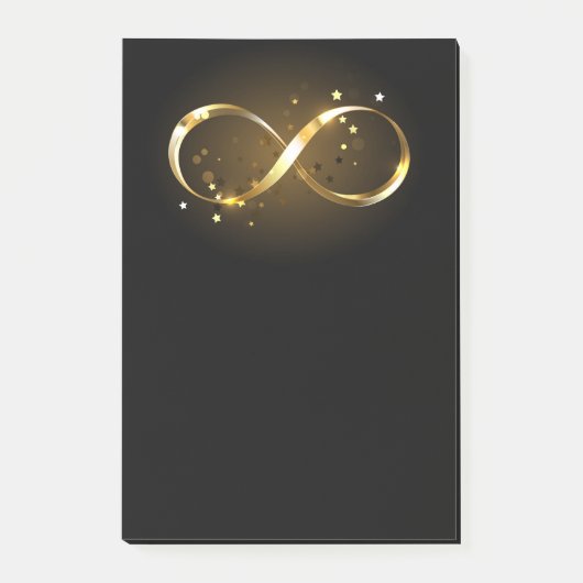 Gouden Oneindigheidssymbool Post-it® Notes (Voorkant)