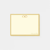 Gouden Oneindigheidssymbool Post-it® Notes (Voorkant)