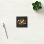 Gouden oneindigheidssymbool post-it® notes (Kantoor)