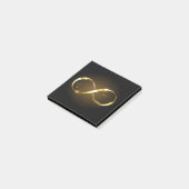 Gouden Oneindigheidssymbool Post-it® Notes (Schuin)