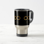 Gouden Oneindigheidssymbool Reisbeker (Voorkant rechts)