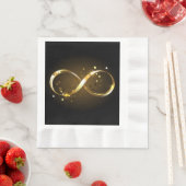 Gouden Oneindigheidssymbool Servet (Insitu)